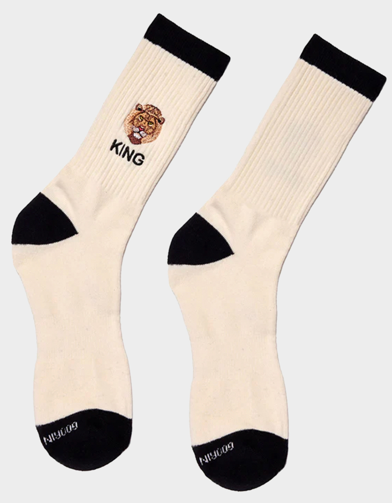 GOORIN BROS. Mighty Mane Mens Crew Socks image number 0