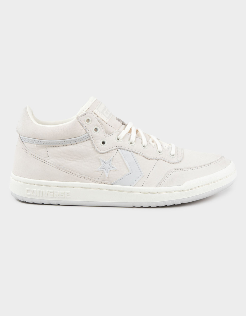 CONVERSE Fastbreak Pro Mid Shoes - WHT/LT GRAY