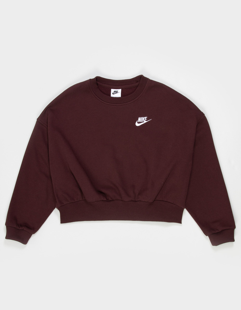 NIKE Sportswear Club Fleece Girls Boxy Crewneck Sweatshirt image number 0