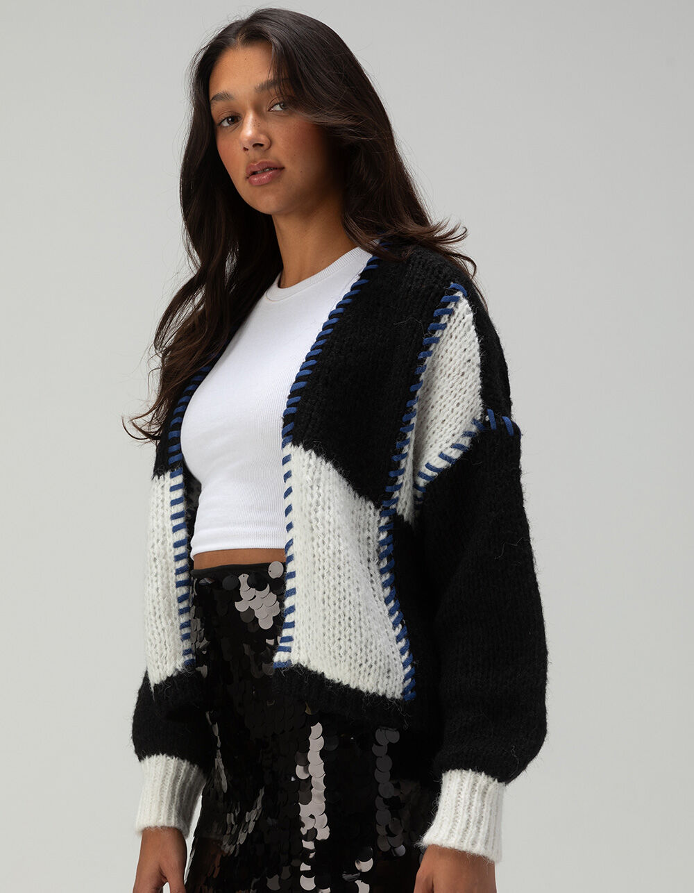 ONLY Denise Life Womens Cardigan - BLACK COMBO | Tillys