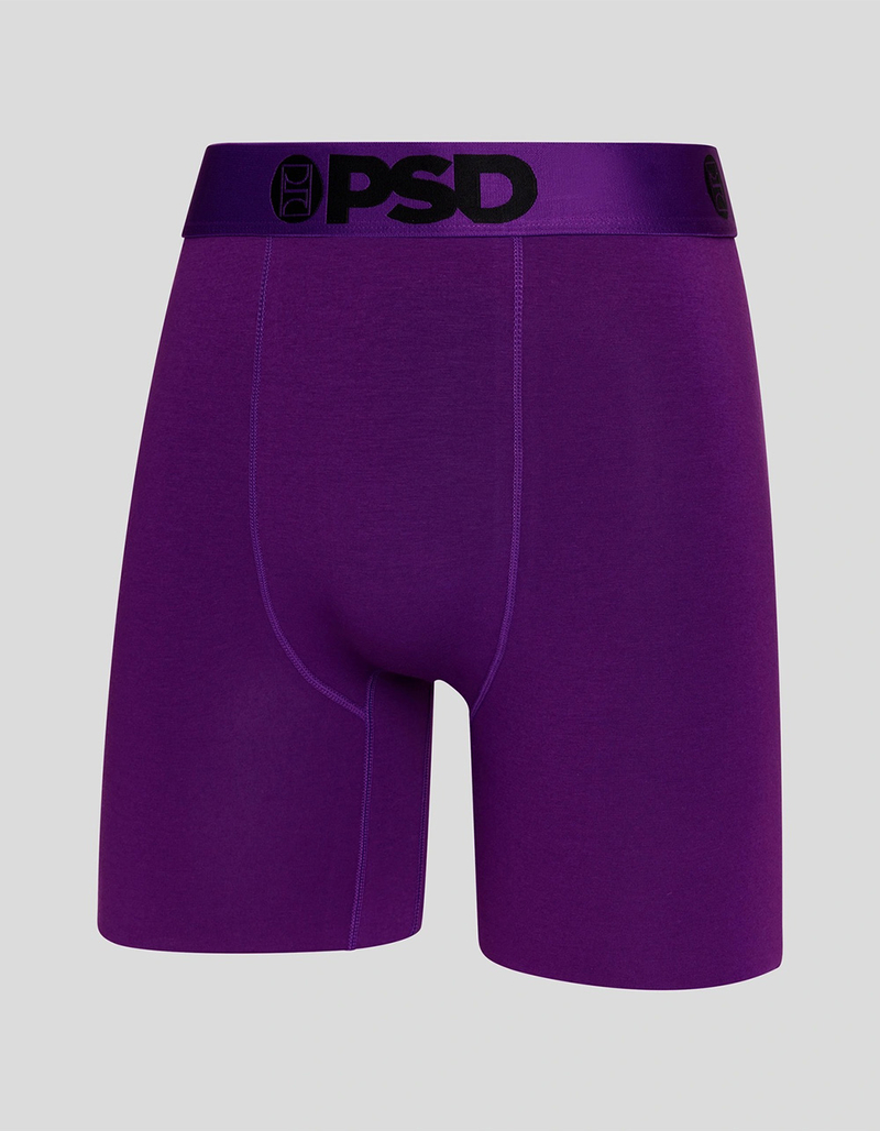 PSD Solid Cotton 3 Pack Mens Boxer Briefs image number 3