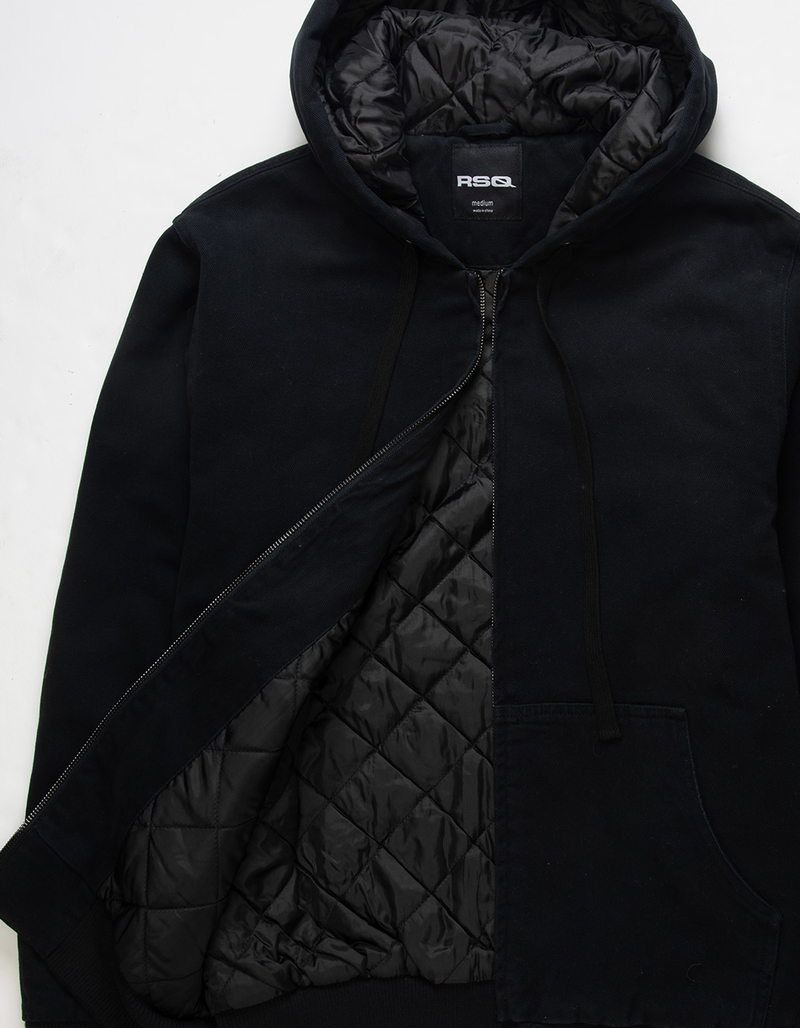 RSQ Mens Hooded Twill Jacket image number 2