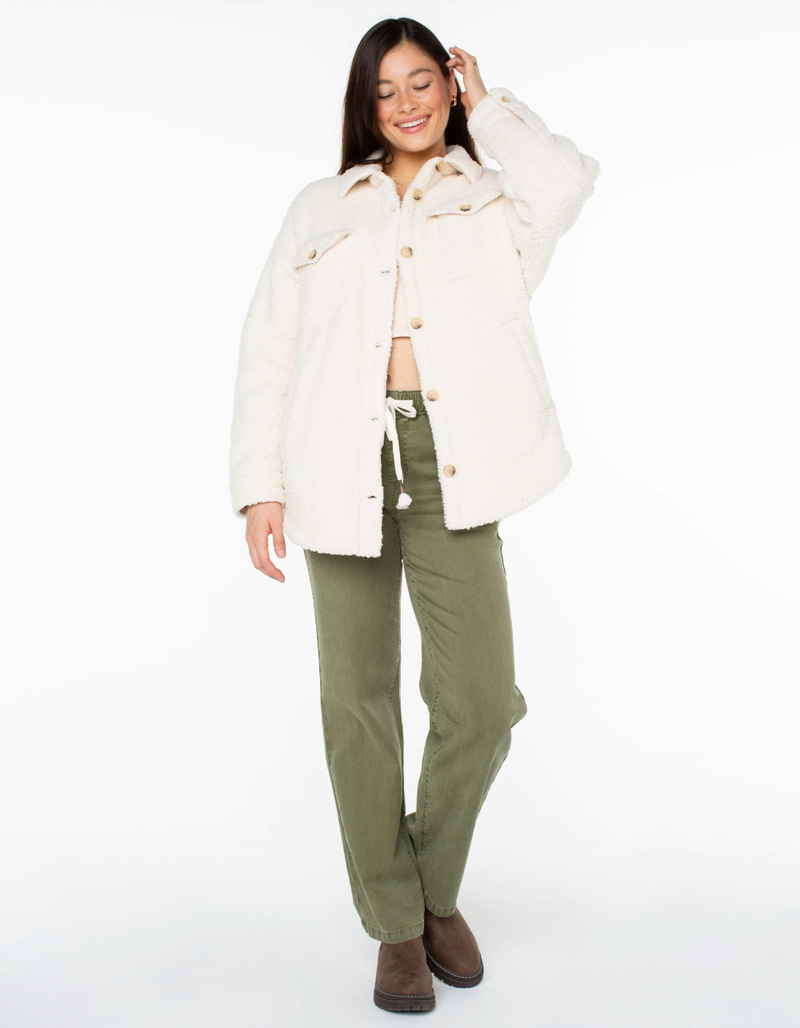 ROXY Overlander Solid Sherpa Jacket image number 0