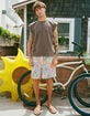 RSQ Mens Washed Crop Muscle Tee image number 7