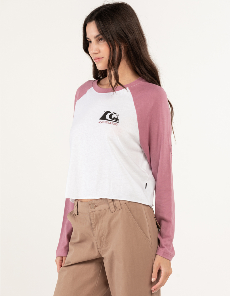 QUIKSILVER Raglan Womens Crop Tee image number 2
