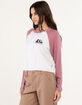 QUIKSILVER Raglan Womens Crop Tee image number 3