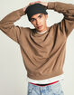 RSQ Mens Washed Oversized Crewneck Sweatshirt image number 3