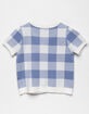 FULL TILT Gingham Girls Button Front Cardigan image number 3