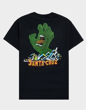 SANTA CRUZ Grid Hand Mens Tee Primary Image