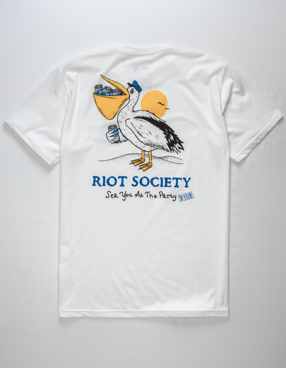 RIOT SOCIETY Pelican Party Mens T-Shirt 