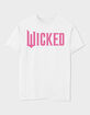 WICKED Pink Logo Unisex Kids Tee image number 1