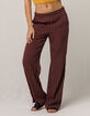 SKY AND SPARROW Stripe Womens Wide Leg Pants image number 1