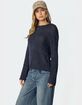 EDIKTED Drop Shoulder Light Knit Sweater image number 3