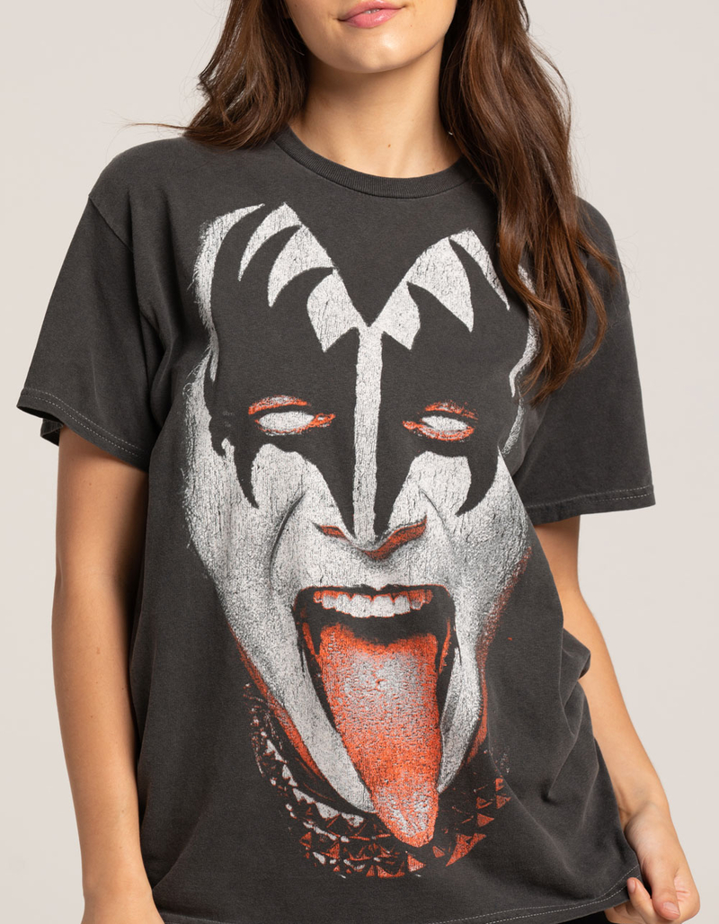 KISS Gene Simmons Womens Boyfriend Tee image number 1