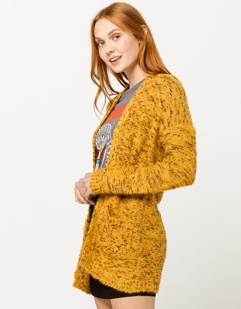 WOVEN HEART Popcorn Knit Womens Cardigan image number 1