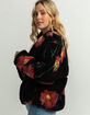 OBEY Marino Womens Reversible Sherpa Jacket image number 5