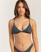 O'NEILL Saltwater Solids Seaside Fixed Triangle Bikini Top image number 1