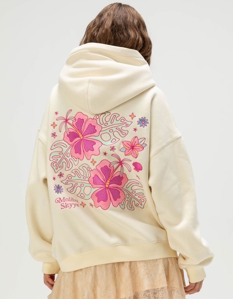 MALIBU SKYYE Pink Paradise Womens Hoodie image number 4