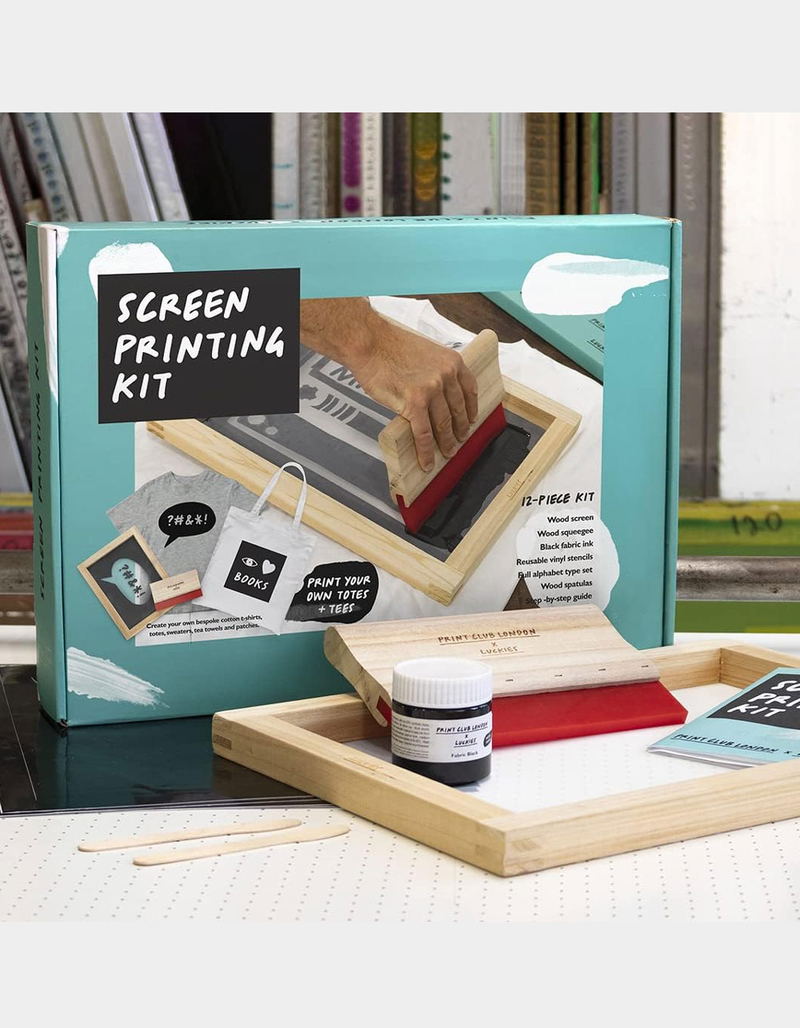 SUCK UK Print Club DIY Screen Printing Kit image number 2