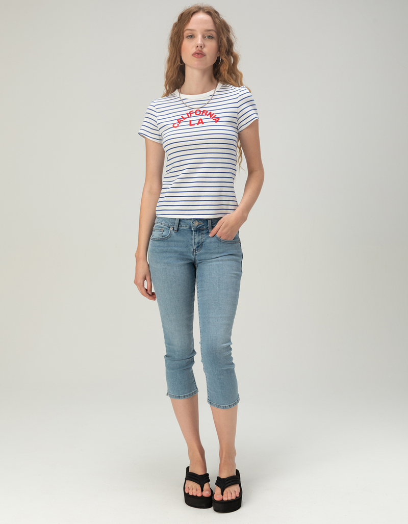 RSQ Womens CA Stripe Tee image number 1