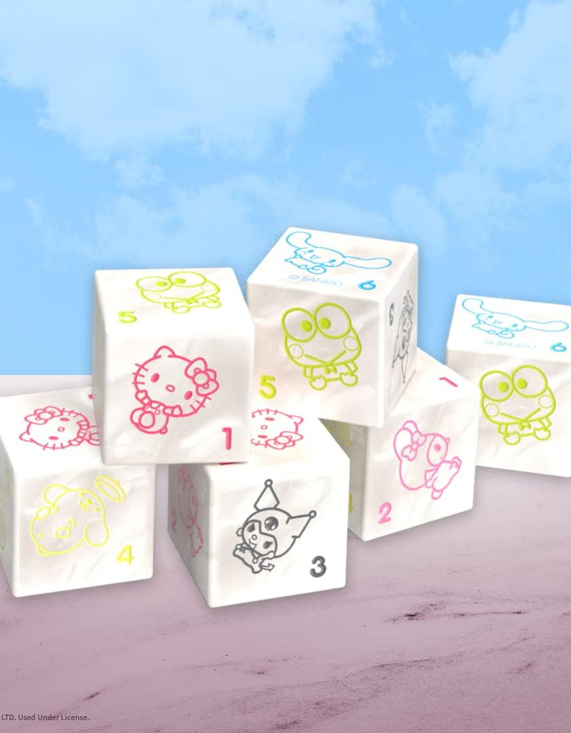 USAOPOLY Hello Kitty And Friends Premium Dice Set image number 2