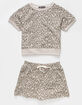 TRIXXI GIRL Leopard Girls Tee & Shorts Set image number 1