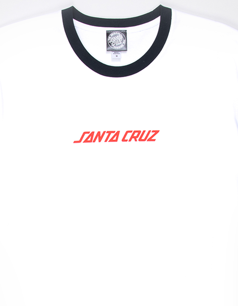 SANTA CRUZ Strip Mens Ringer Tee image number 1