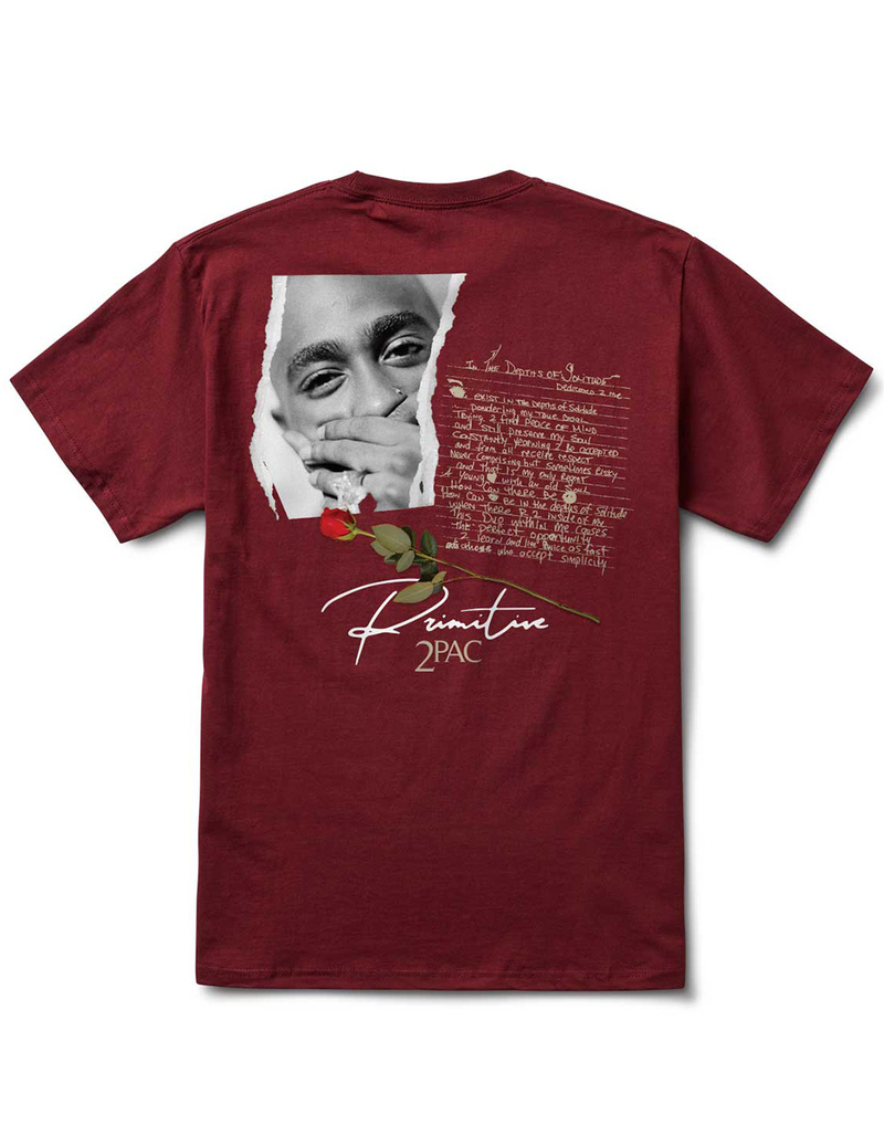 PRIMITIVE x Tupac Lyrics II Mens Tee image number 0