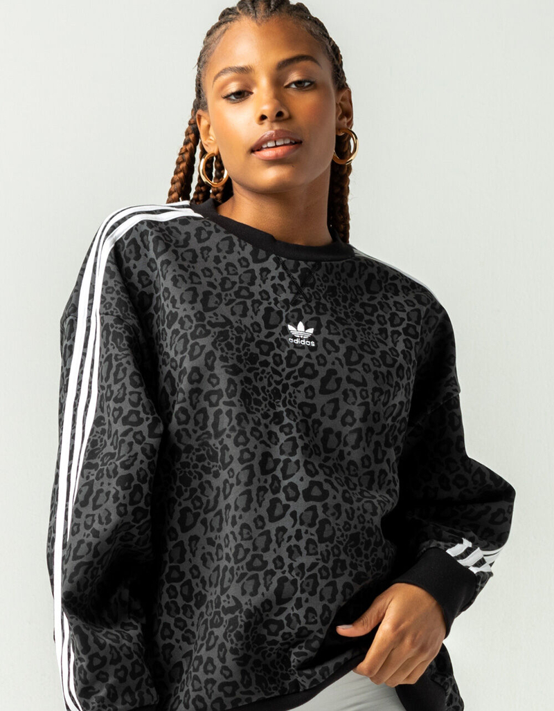 ADIDAS Leopard Womens Crew Sweatshirt image number 0
