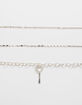 FULL TILT 3 Pack Heart Key Chain Choker Necklaces image number 1