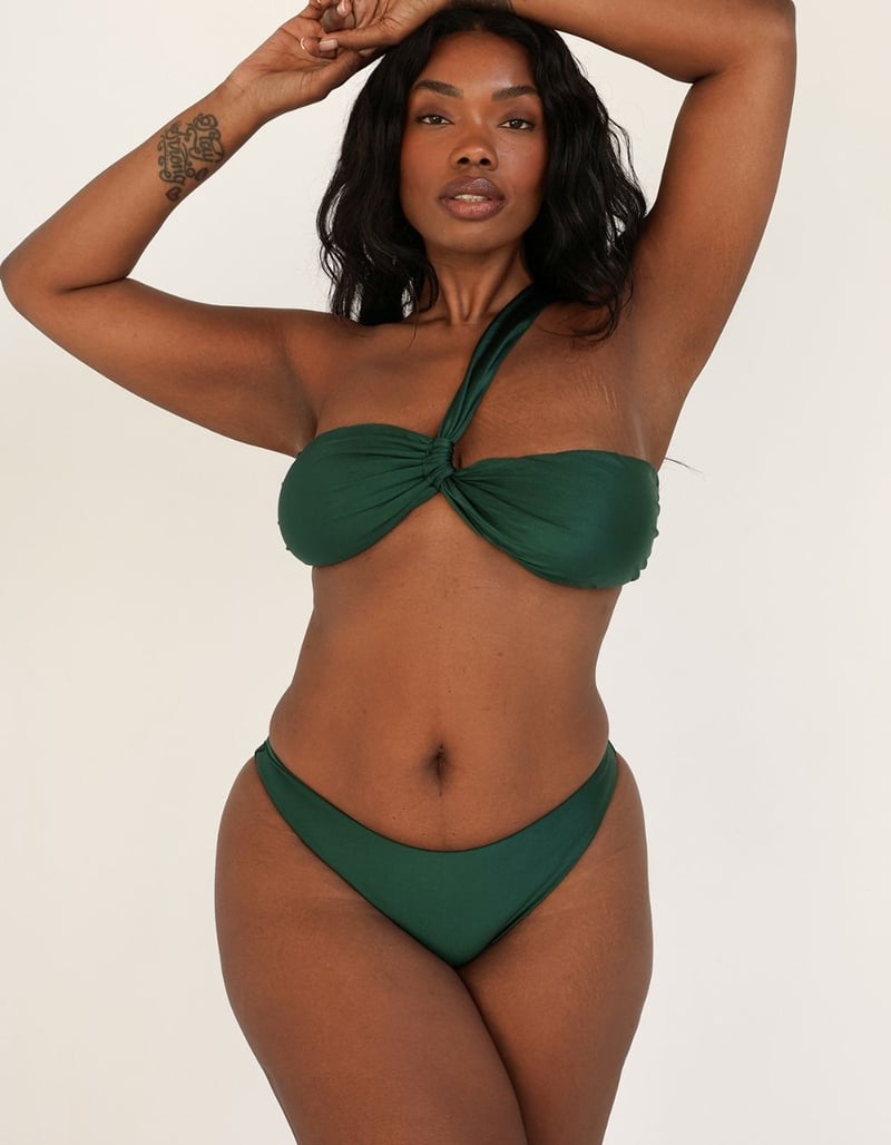 DIPPIN' DAISY'S Frankie Asymmetrical Bandeau Bikini Top image number 7