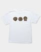 SHELL Beach Seashell Trio Unisex Kids Tee image number 1