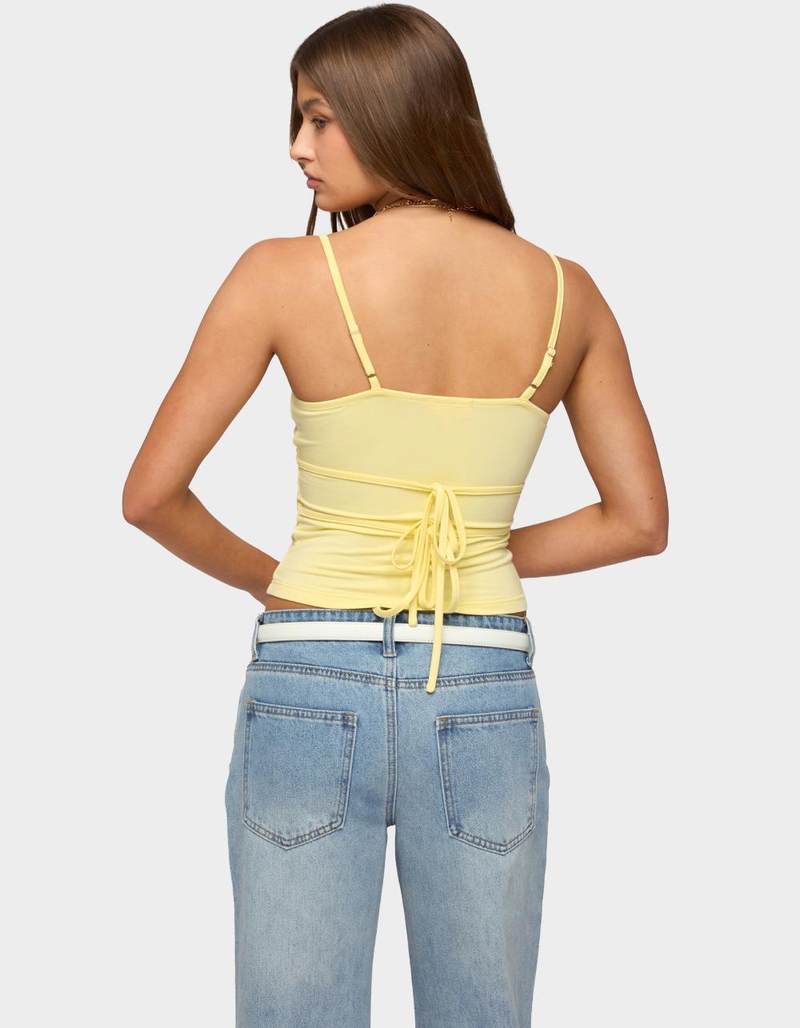 EDIKTED Evianna Double Tie Back Tank Top image number 2