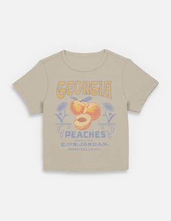 GEORGIA Local Peaches Womens Baby Tee Primary Image