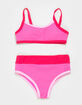 FEATHER 4 ARROW Retro Ringer Girls Bralette Bikini Set image number 1