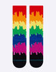 STANCE Drip Rainbow Mens Crew Socks image number 3