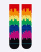 STANCE Drip Rainbow Mens Crew Socks image number 3