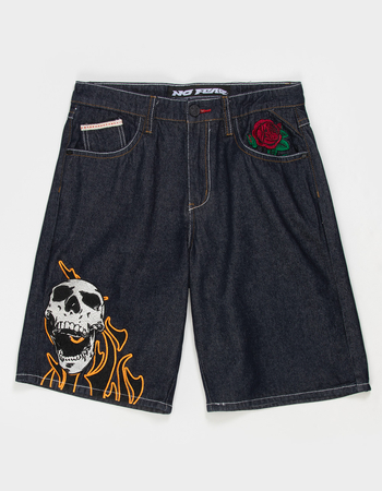 NO FEAR Skull Mens Shorts Primary Image