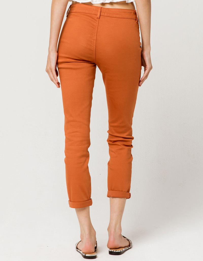 SKY AND SPARROW Roll Cuff Womens Cargo Pants image number 2