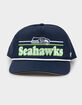 47 BRAND Seattle Seahawks '47 Clean Up Snapback Hat image number 2