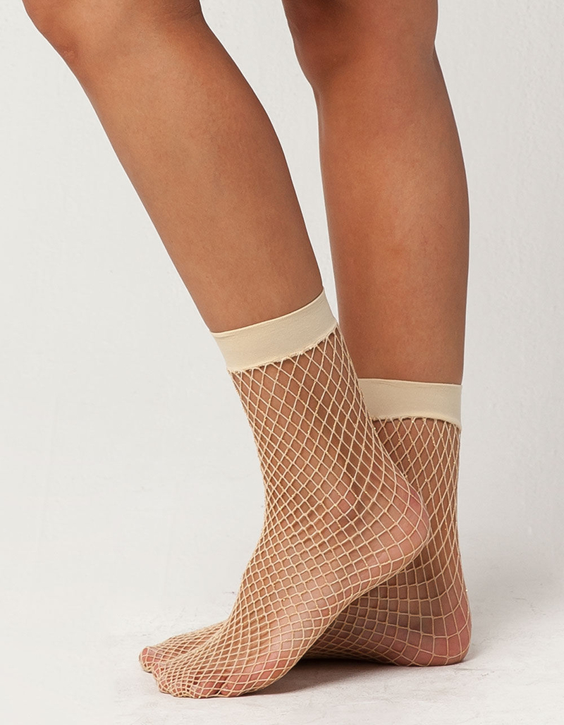 FULL TILT 2 Pack Lurex Fishnet Socks image number 1