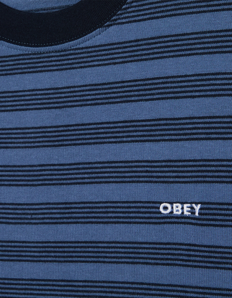 OBEY Cordell Mens Stripe Tee image number 1