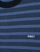 OBEY Cordell Mens Stripe Tee image number 2