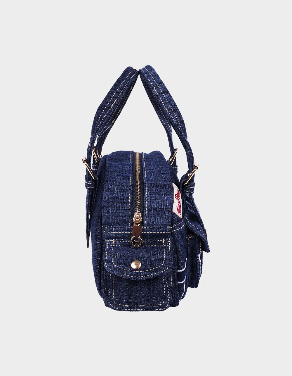 TRUE RELIGION Multi-Patch Satchel Bag - DENIM - ONE SIZE | Tillys