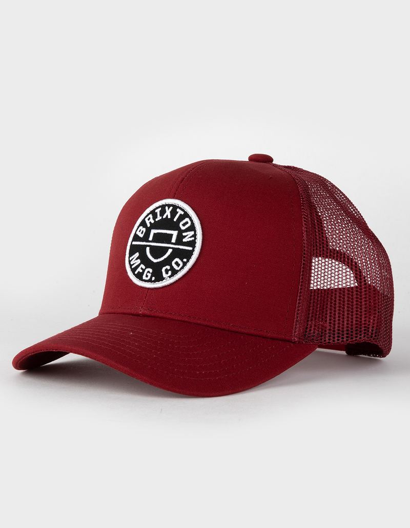 BRIXTON Crest X MP Mens Mesh Trucker Hat image number 1
