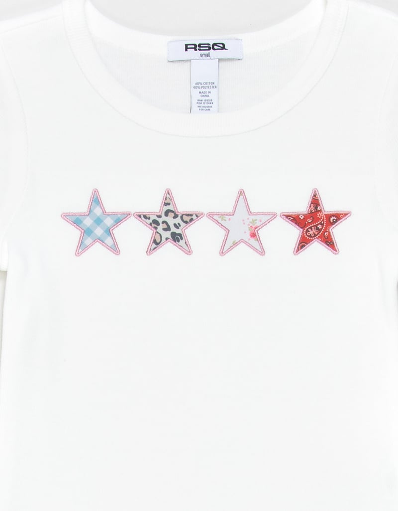 RSQ Girls Star Patchwork Tee image number 1