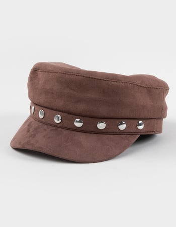 Cabbie Studded Cadet Hat Primary Image