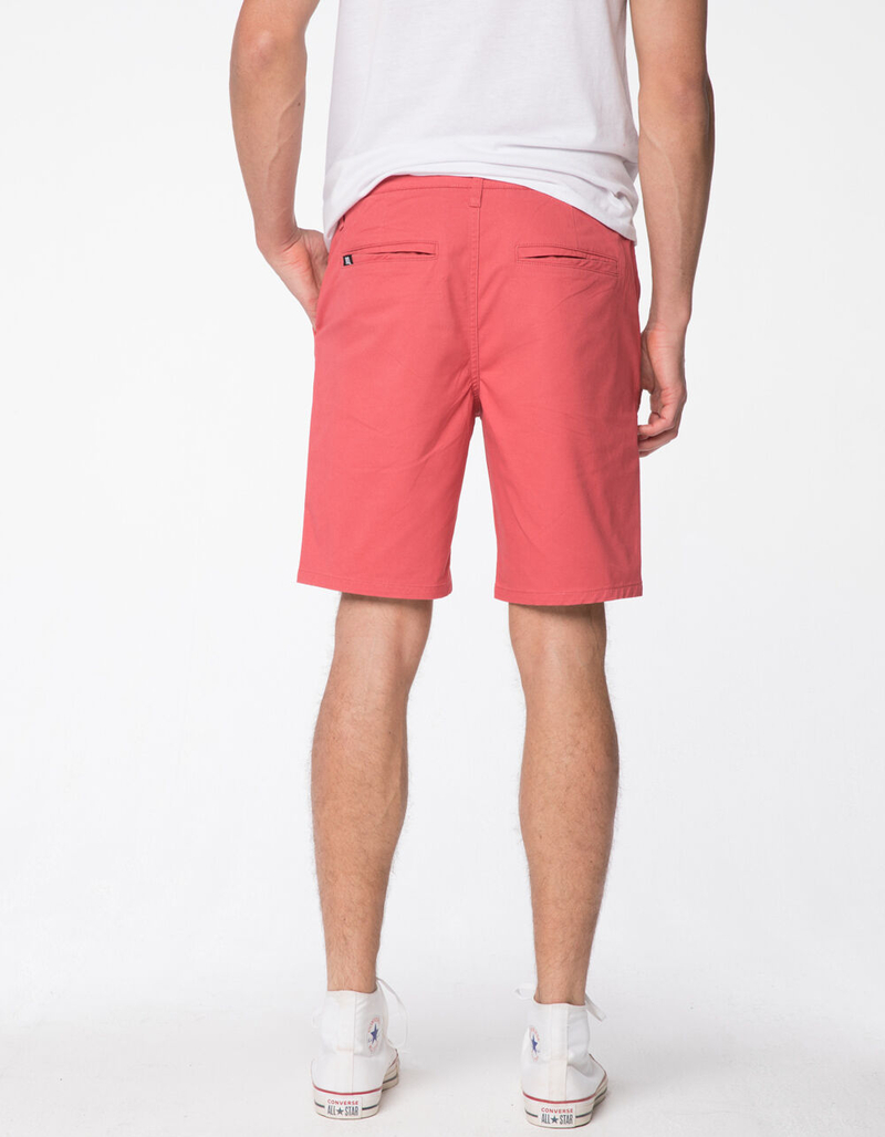 RSQ Mid Length Mens Garnet Chino Shorts image number 3