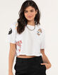 CONEY ISLAND PICNIC Born To Win Womens Crop Tee image number 4