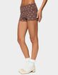 EDIKTED Chelsie Polka Dot Foldover Shorts image number 2